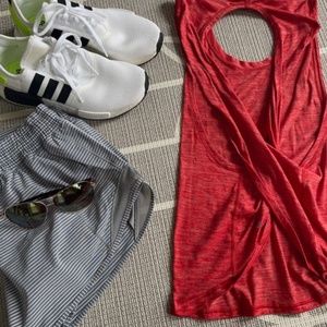 Lululemon Fast as Light Tank Red 6